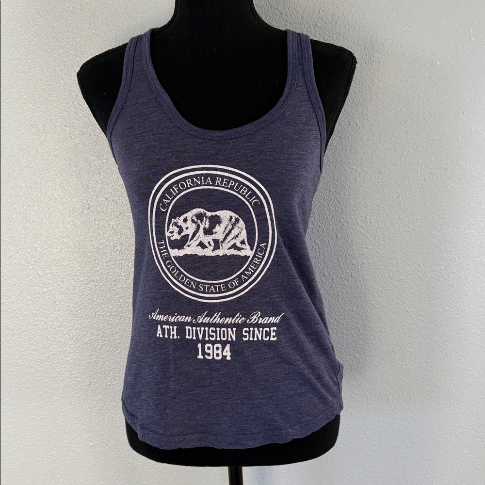 Reflex California Republic Navy Tank Top